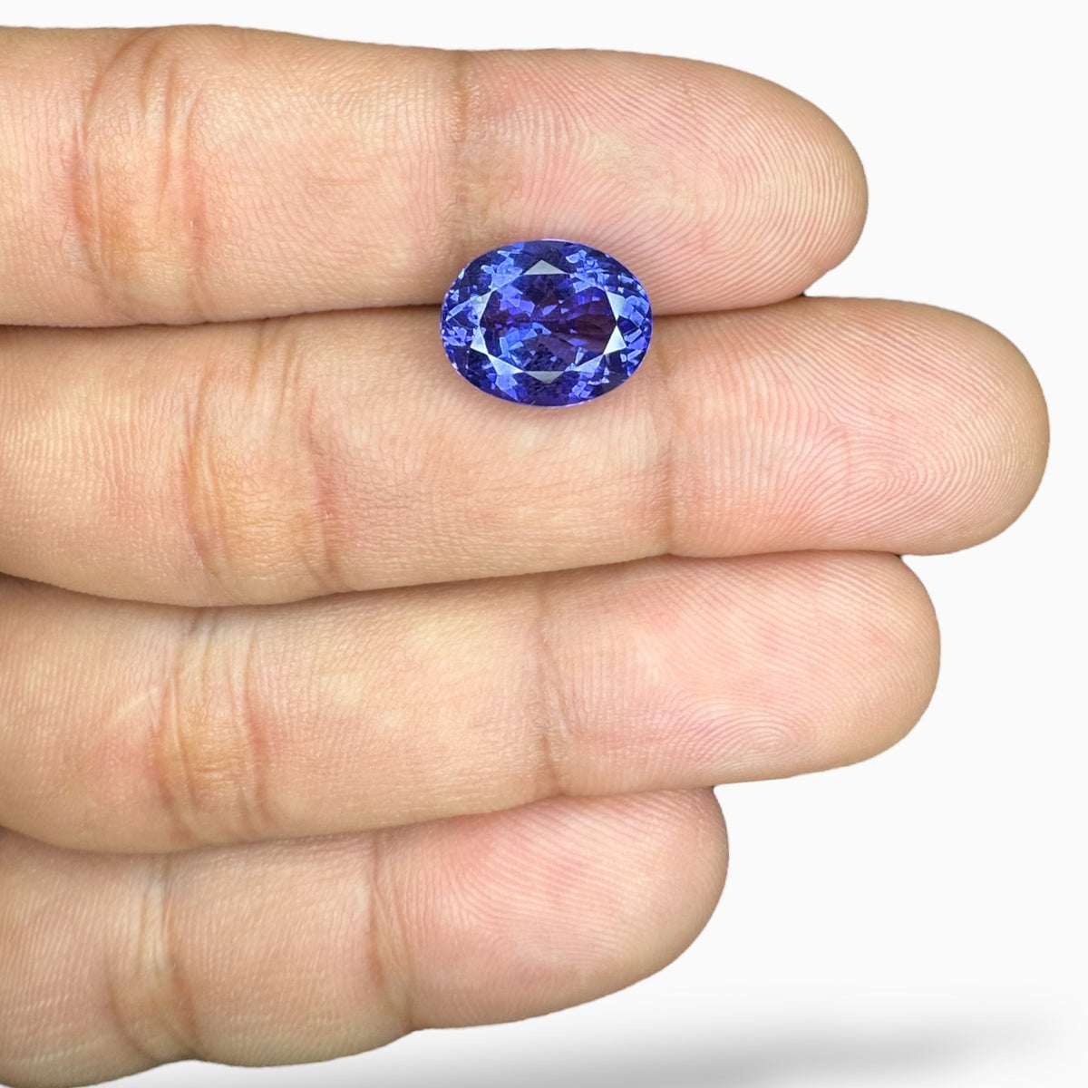 Tanzanite Oval Stone 6.44 Carats 13 X 10.1 mm