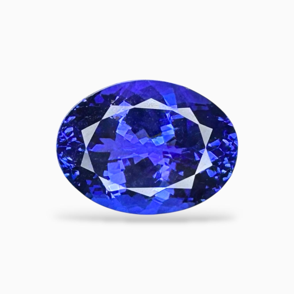 Tanzanite Oval Stone 6.45 Carats 13.2 X 9.8 mm
