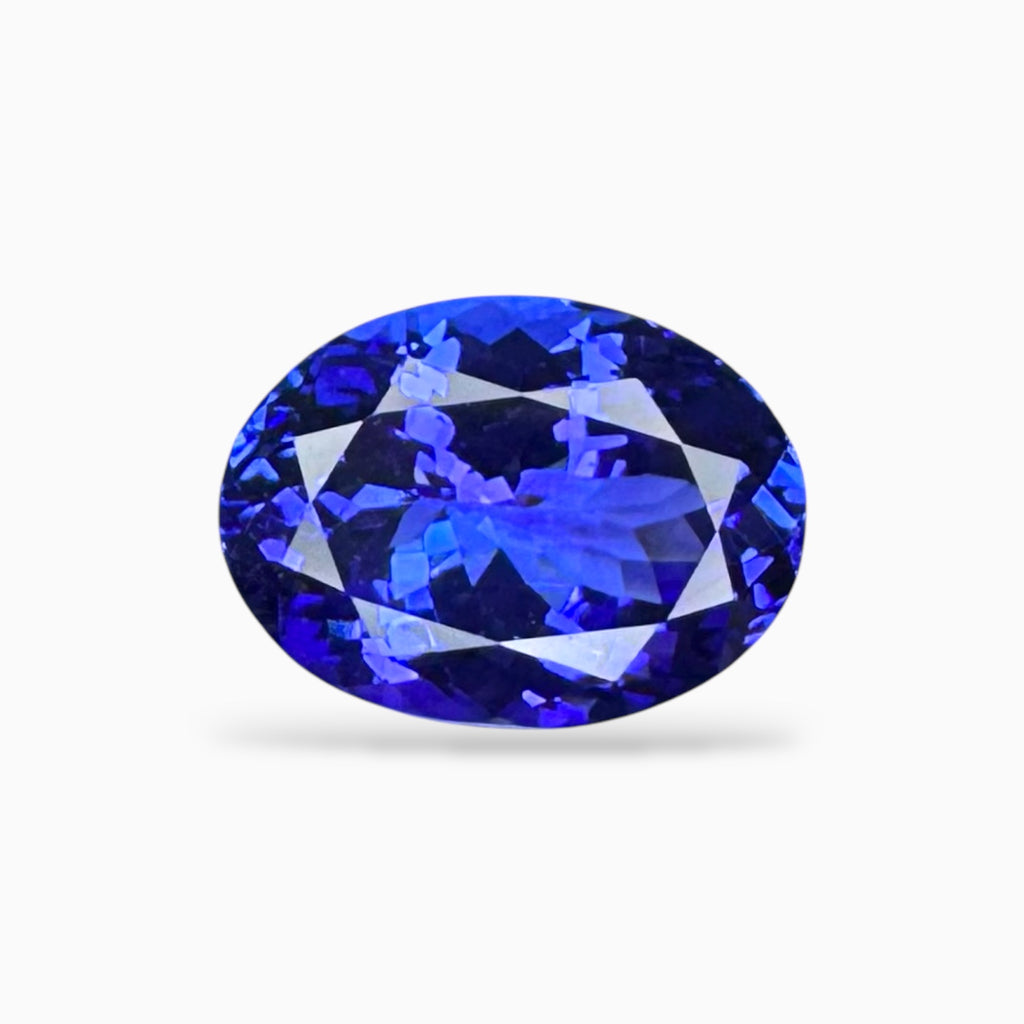 Tanzanite Oval Stone 6.76 Carats 13.8 X 10.2 mm