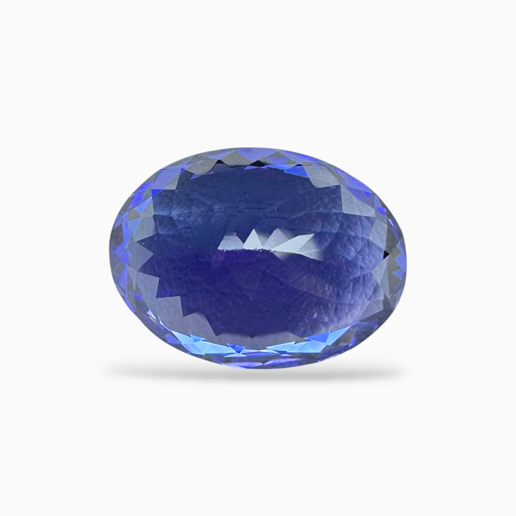 Tanzanite Oval Stone 6.76 Carats 13.8 X 10.2 mm