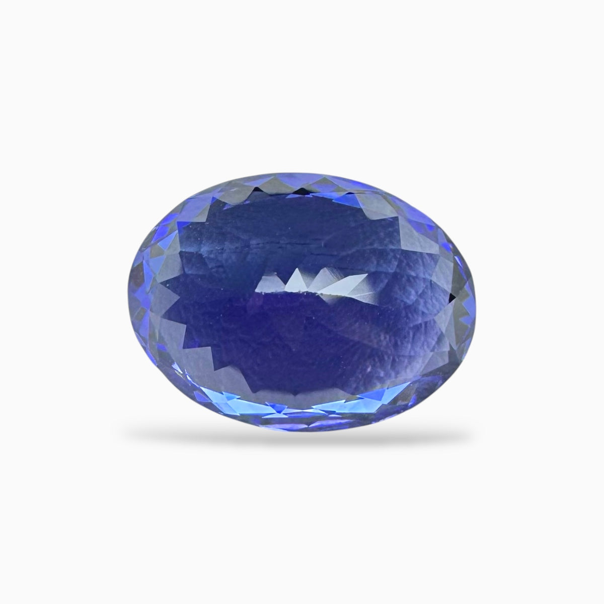 Tanzanite Oval Stone 6.76 Carats 13.8 X 10.2 mm