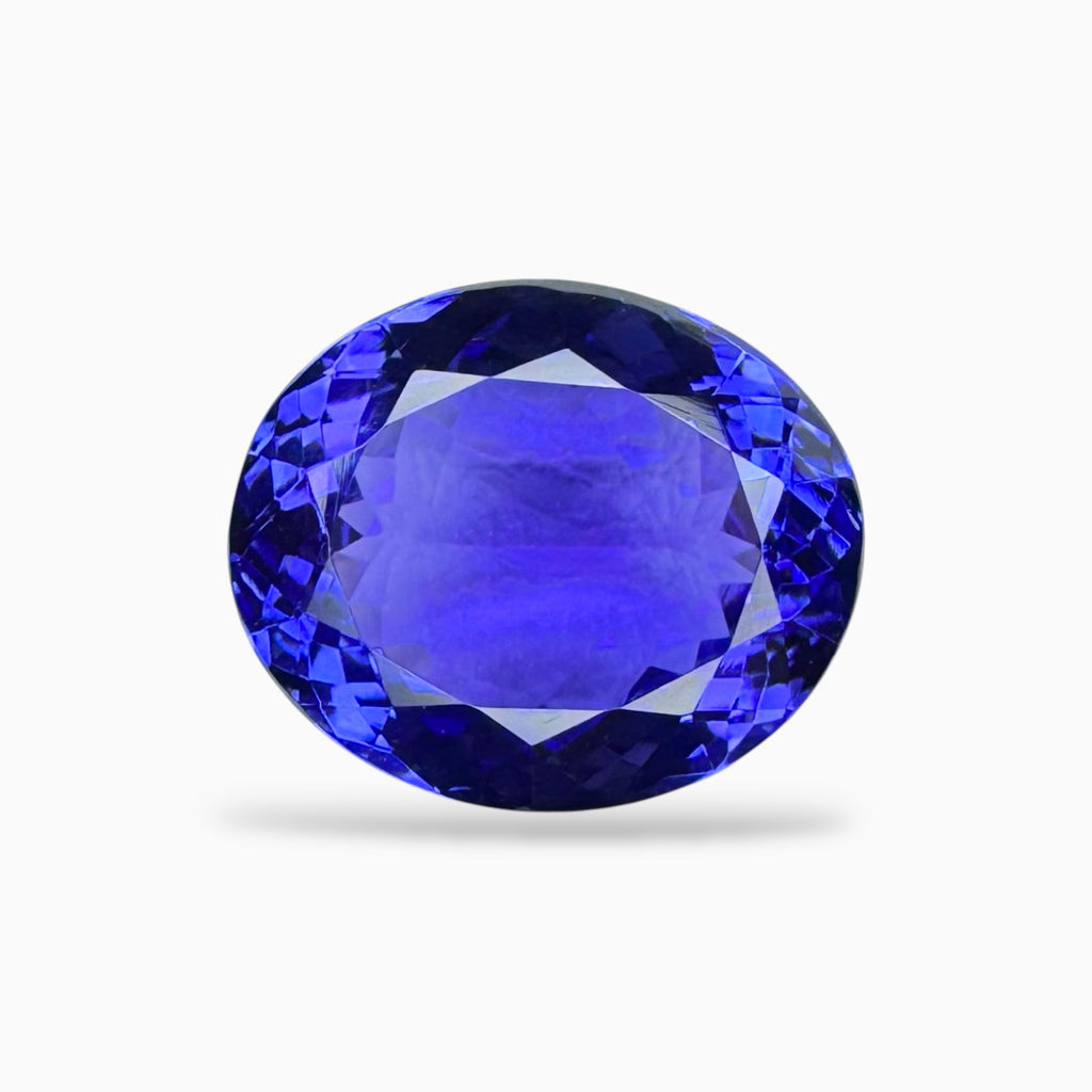Tanzanite Oval Stone 7.26 Carats 13.2 X 11.2 mm