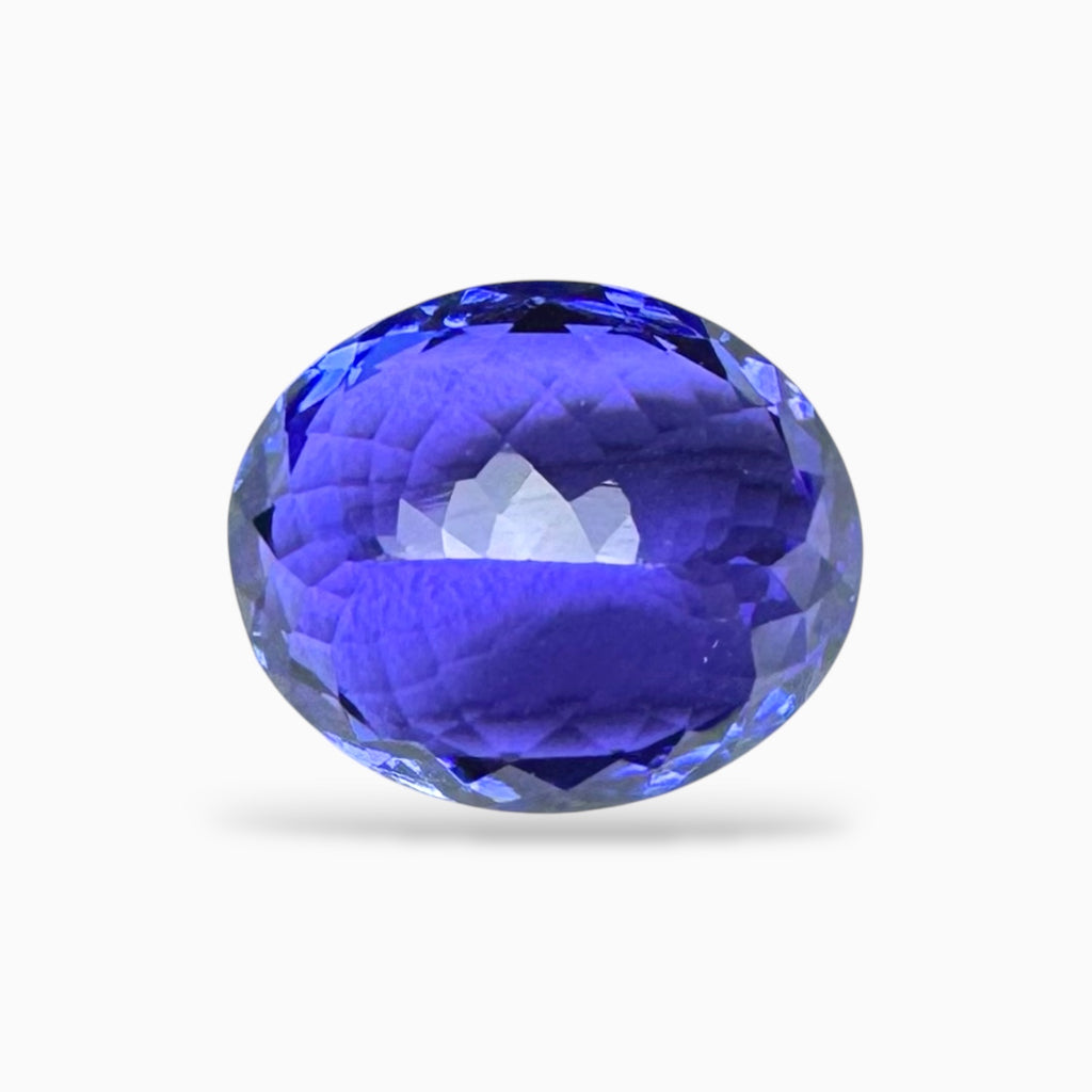 Tanzanite Oval Stone 7.26 Carats 13.2 X 11.2 mm