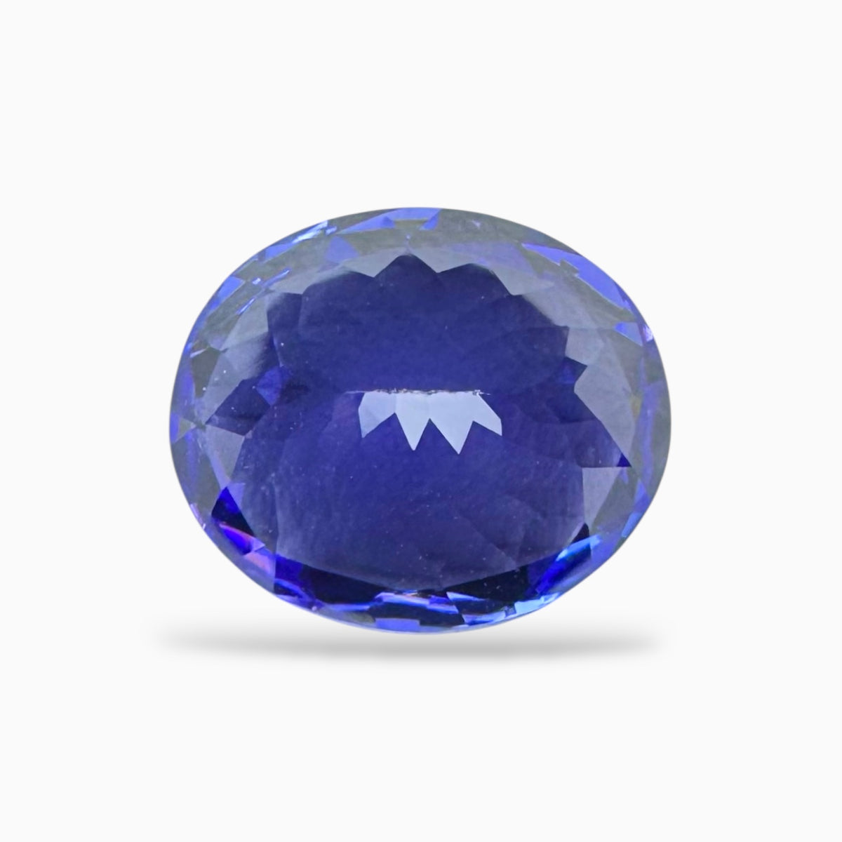 Tanzanite Oval Stone 7.41 Carats 12.9 X 11 mm