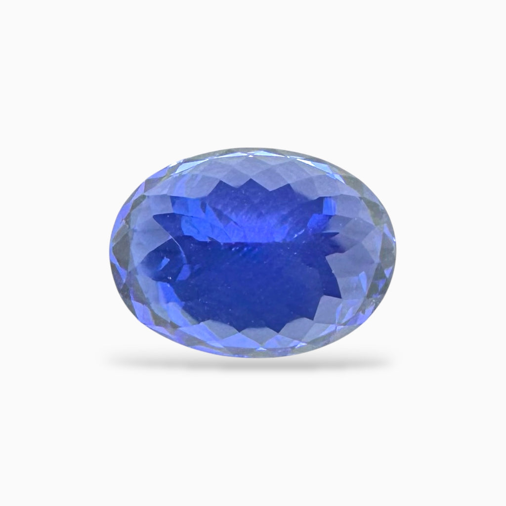 Tanzanite Oval Stone 7.52 Carats 13.9 X 10.2 mm