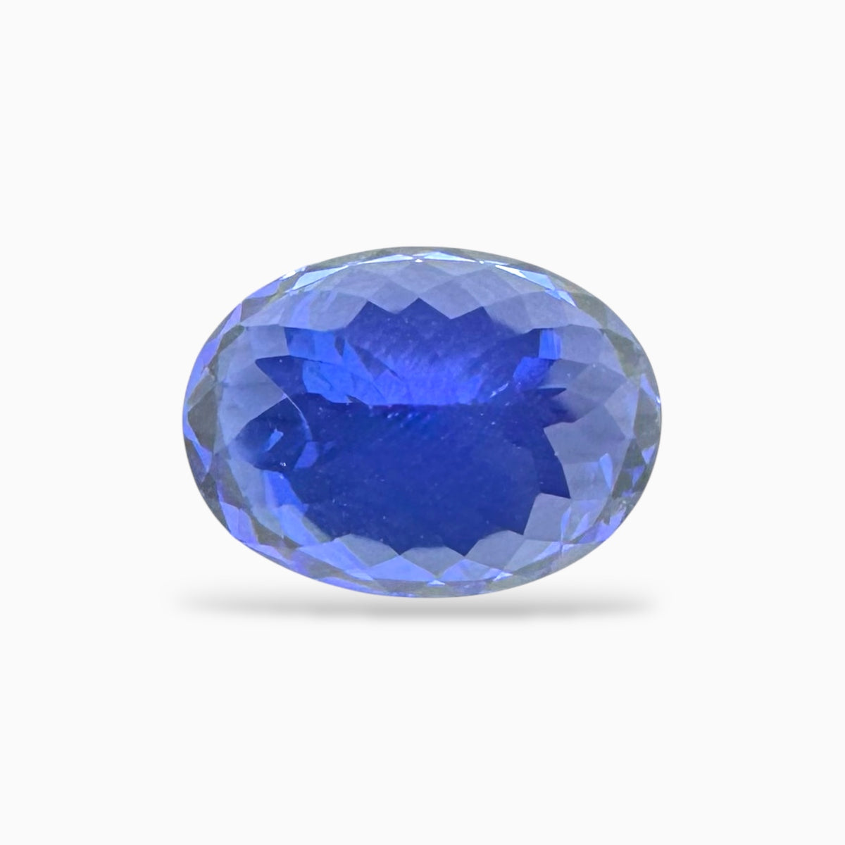 Tanzanite Oval Stone 7.52 Carats 13.9 X 10.2 mm