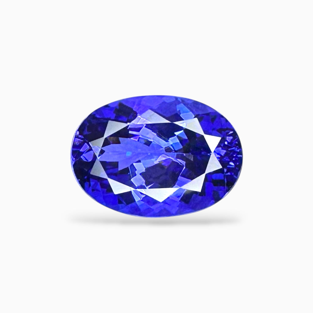 Tanzanite Oval Stone 8.35 Carats 15.2 X 10.8 mm