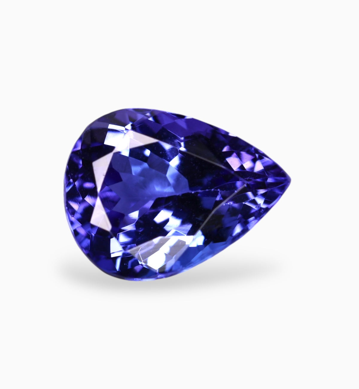 Natural Tanzanite Stone in Pear Shape 1.62 Carats Size 9x6.8mm