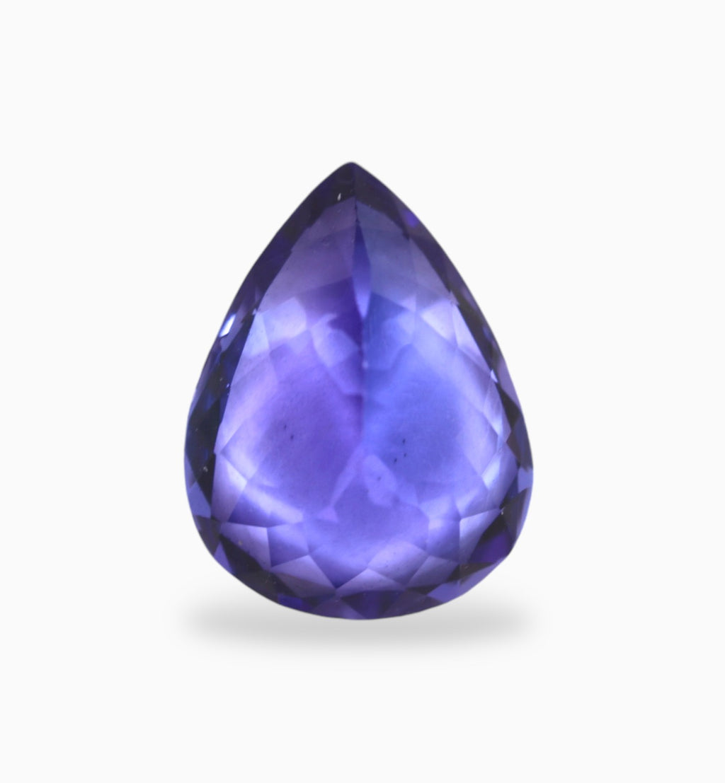 Natural Tanzanite Stone in Pear Shape 1.62 Carats Size 9x6.8mm