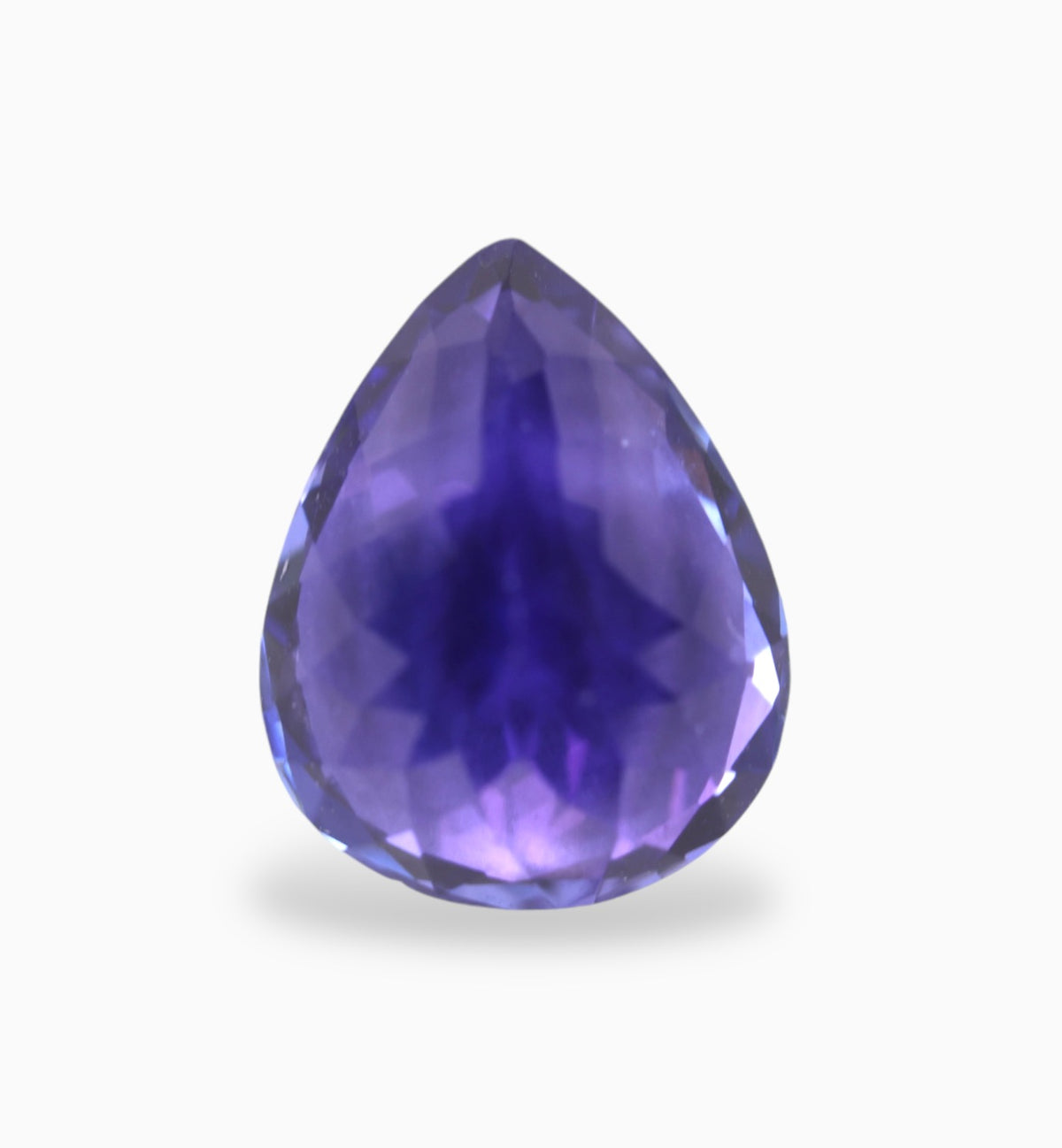 Natural Tanzanite Stone in Pear Shape 1.68 Carats Size 9x6.7mm