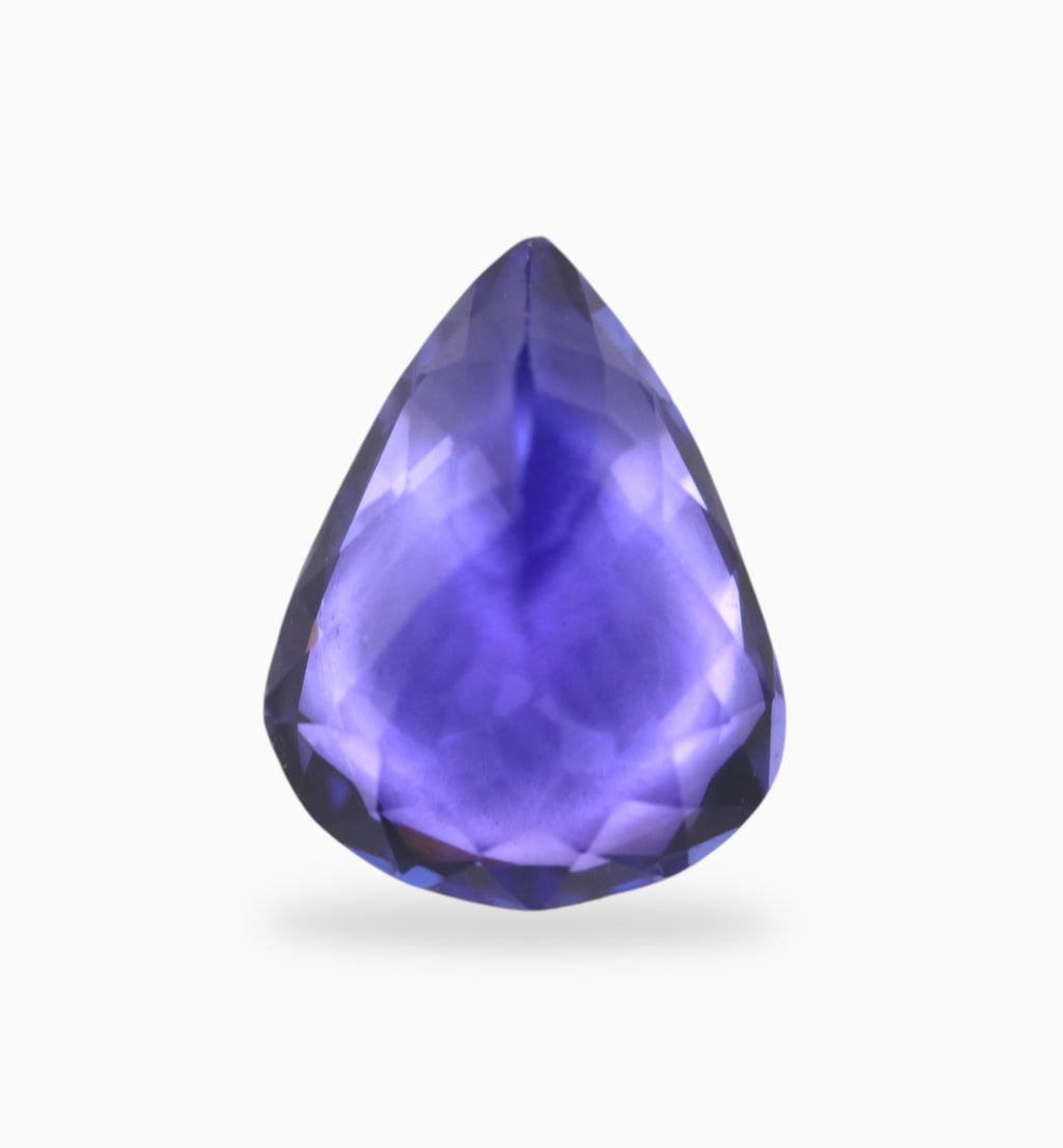 Natural Tanzanite Stone in Pear Shape 1.73 Carats Size 9x7mm
