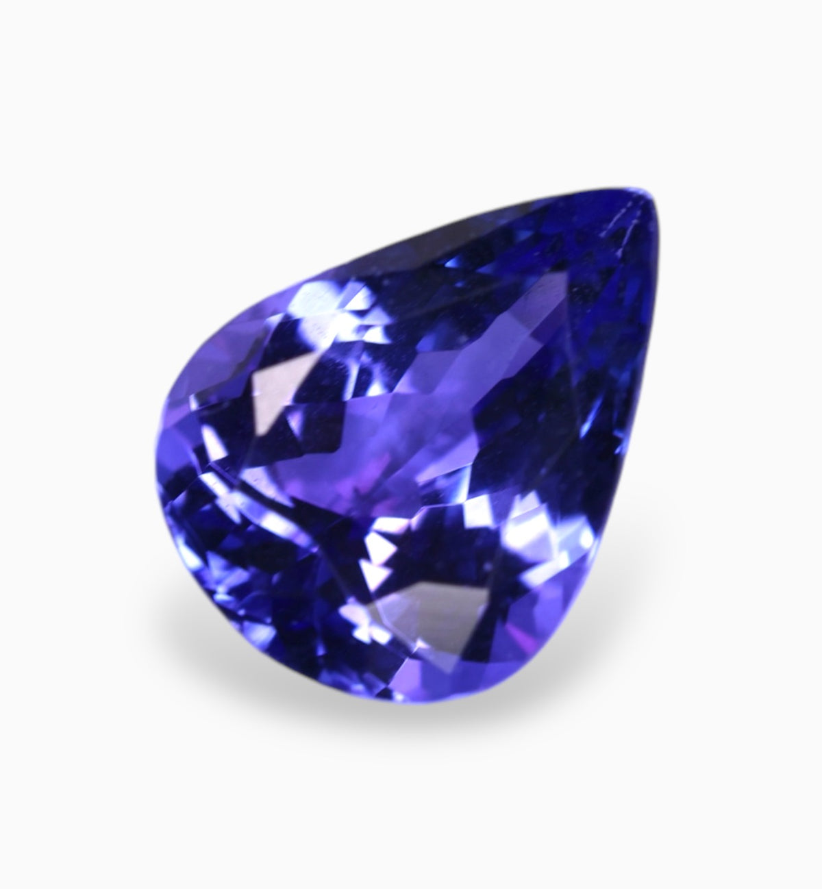 Natural Tanzanite Stone in Pear Shape 1.75 Carats Size 6.8x9mm