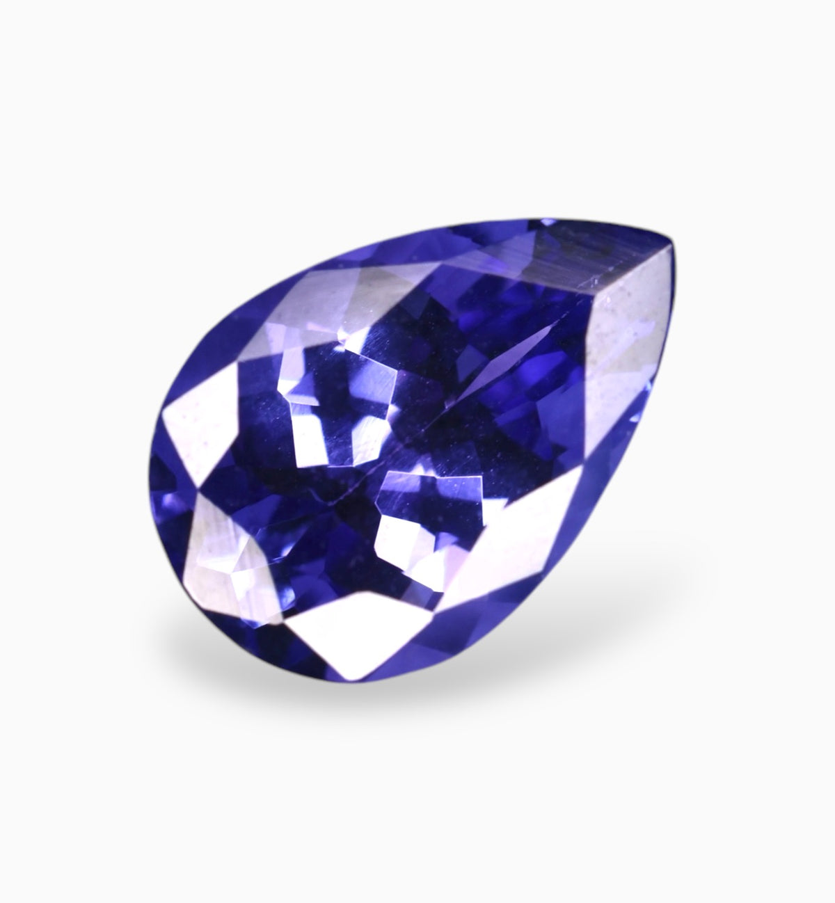 Natural Tanzanite Stone in Pear Shape 1.88 Carats Size 10x7mm
