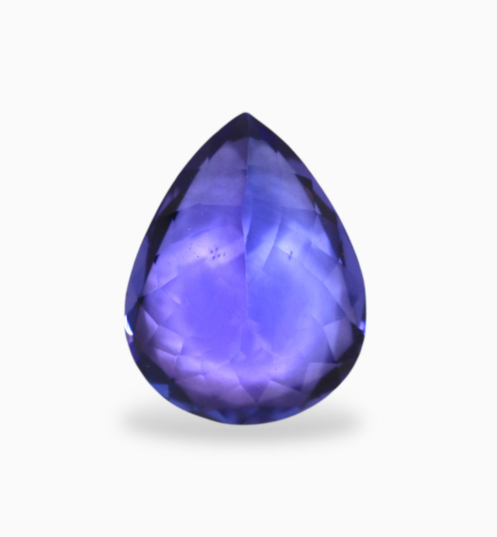 Natural Tanzanite Stone in Pear Shape 1.96 Carats Size 9x7mm