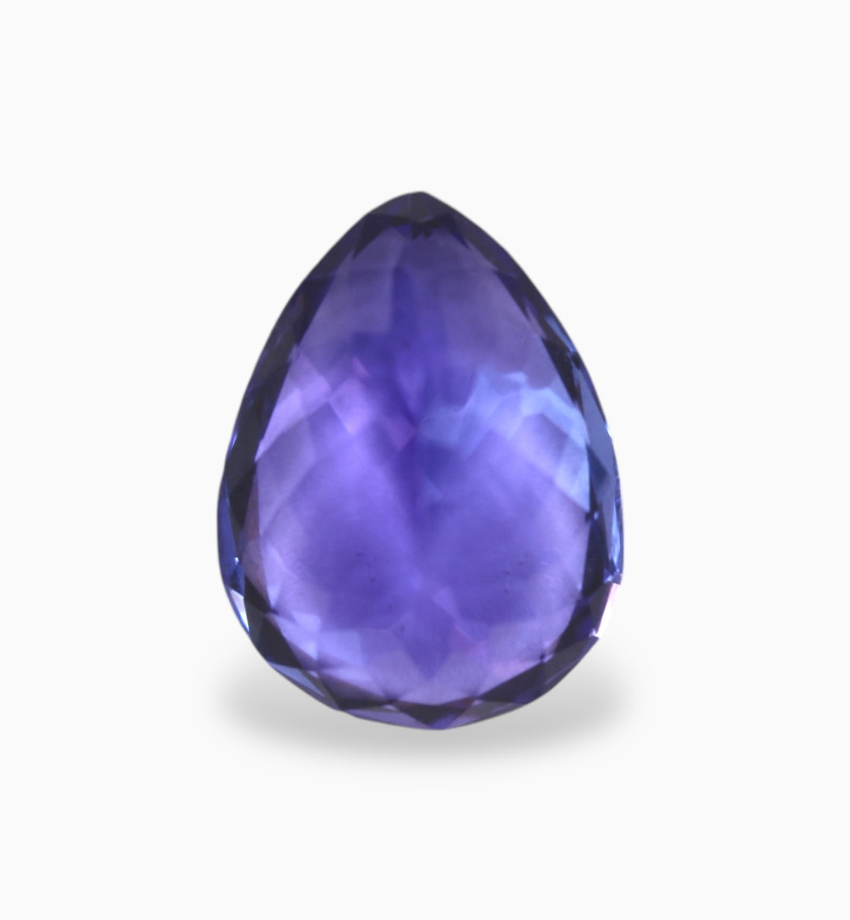 Natural Tanzanite Stone in Pear Shape 2.04 Carats Size 9x7.9mm