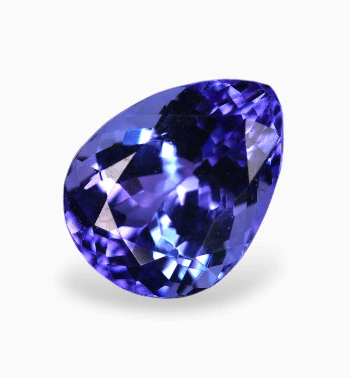 Natural Tanzanite Stone in Pear Shape 2.04 Carats Size 9x7.9mm