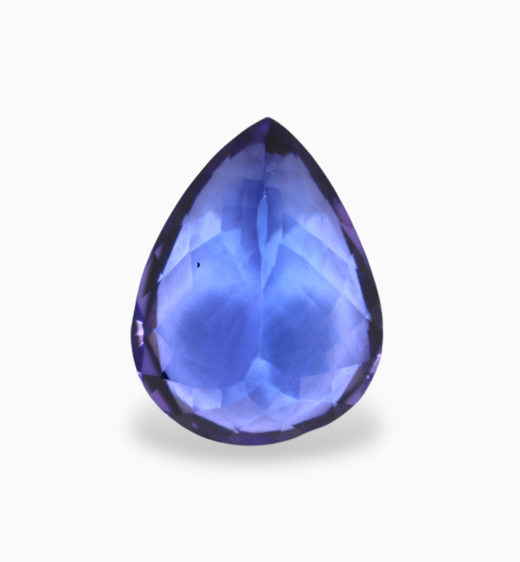 Natural Tanzanite Stone in Pear Shape 2.05 Carats Size 9x7mm