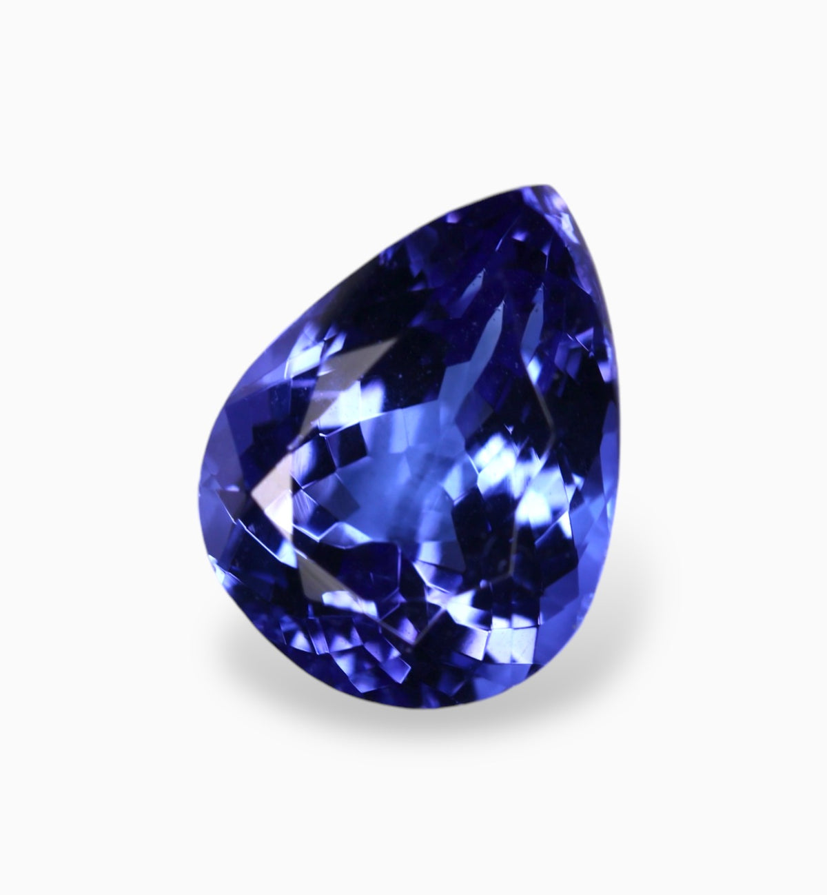 Natural Tanzanite Stone in Pear Shape 2.05 Carats Size 9x7mm