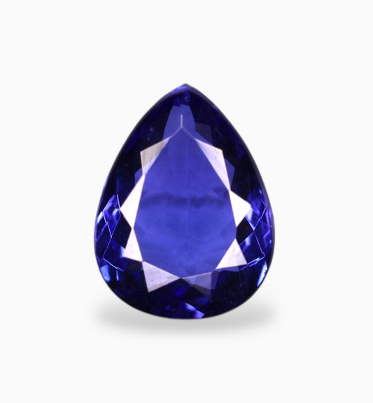 Natural Tanzanite Stone in Pear Shape 1.90 Carats Size 9.2x7mm