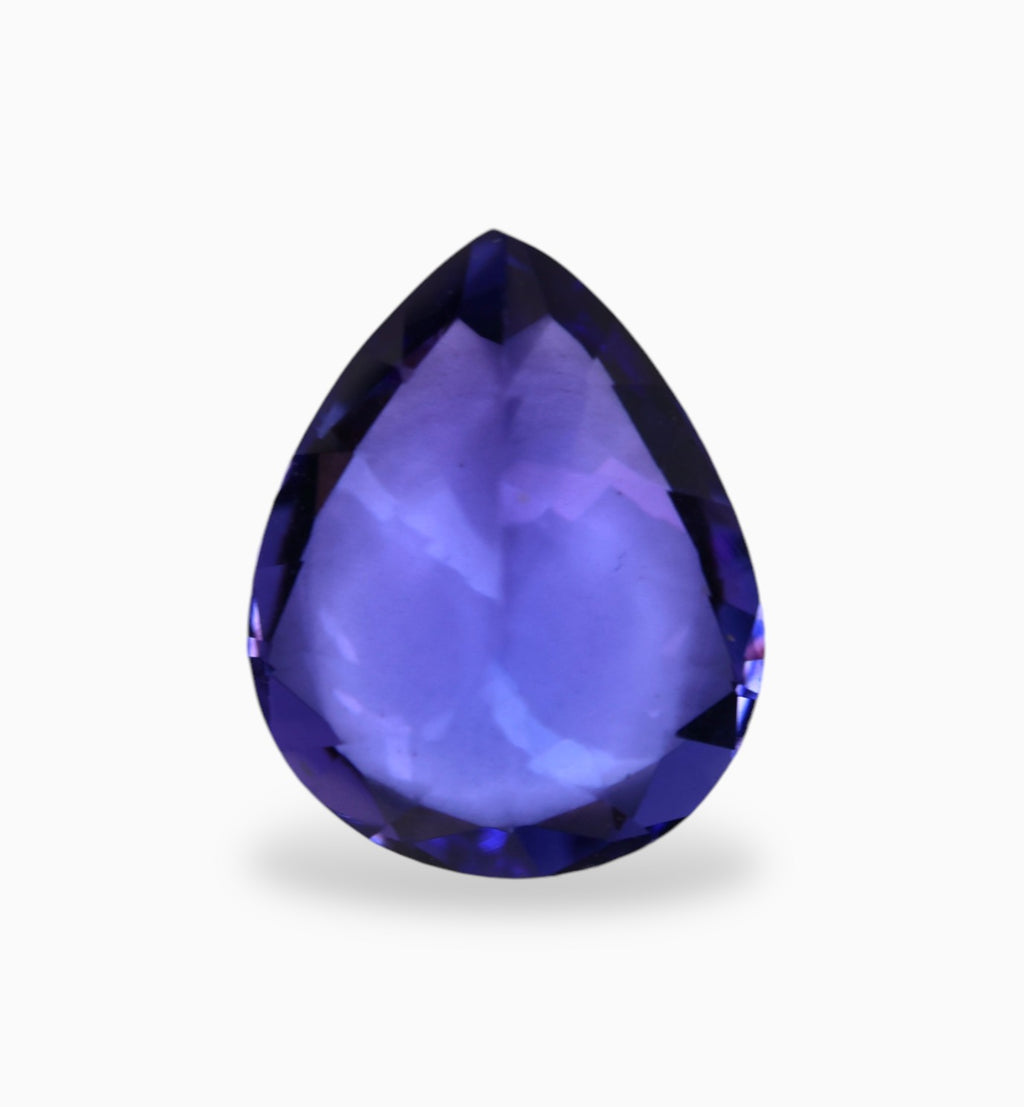 Natural Tanzanite Stone in Pear Shape 2.69 Carats Size 10x8mm