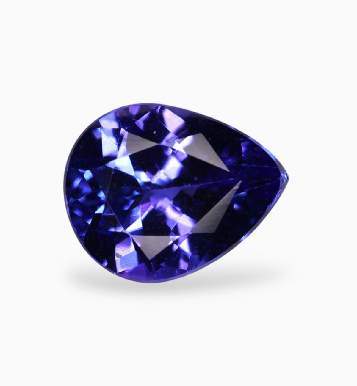Natural Tanzanite Stone in Pear Shape 2.69 Carats Size 10x8mm