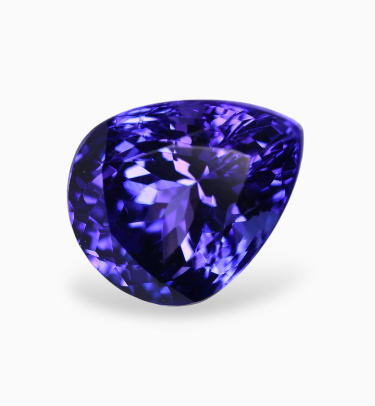 Natural Tanzanite Stone in Pear Shape 3.41 Carats Size 10x8mm