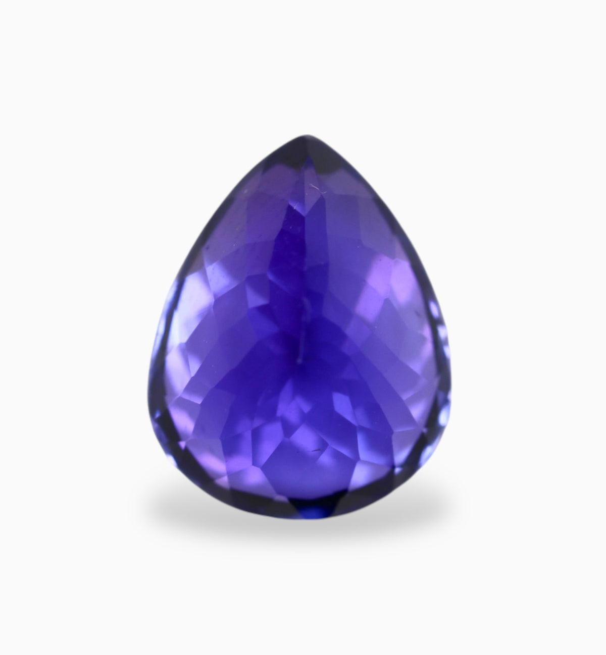 Natural Tanzanite Stone in Pear Shape 3.41 Carats Size 10x8mm
