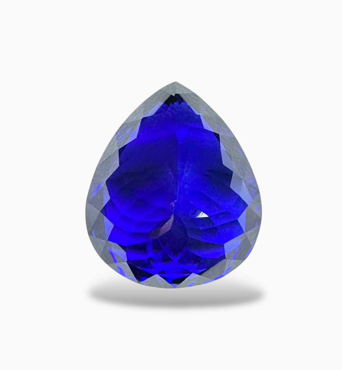Tanzanite Pear Stone 15.32 Carats 17.7 X 14.9 mm From Tanzania