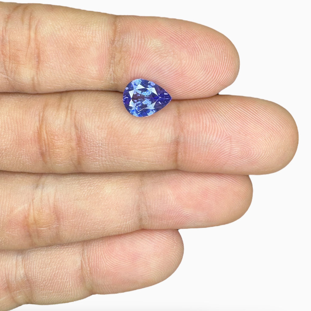 Tanzanite Pear Stone 2.52 Carats 10 X 8 mm