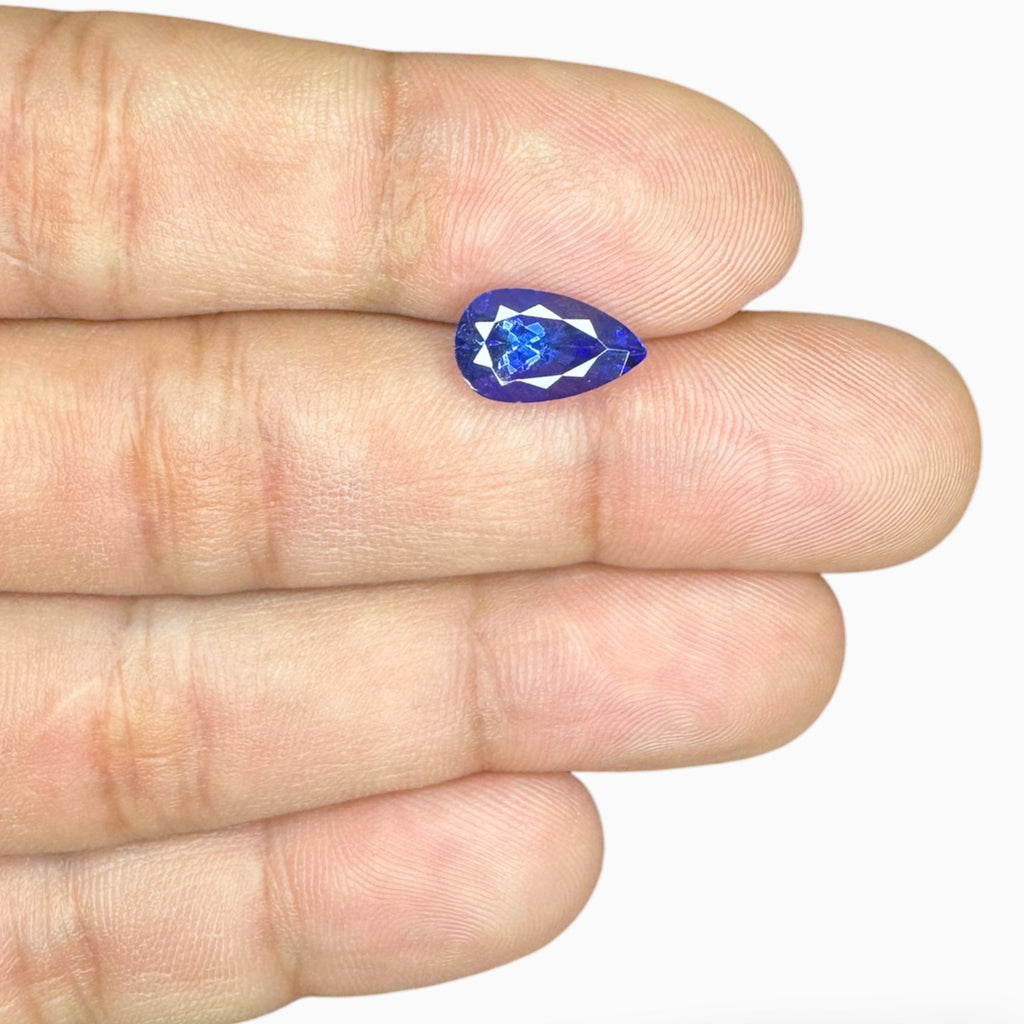 Tanzanite Pear Stone 2.86 Carats 12 X 7.1 mm