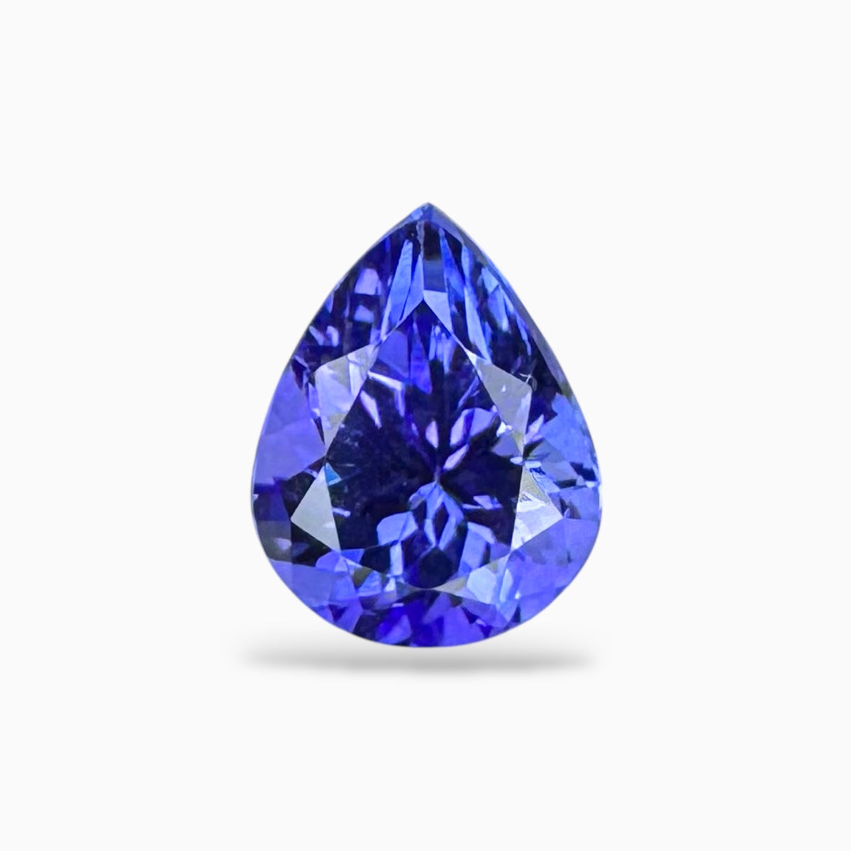 Tanzanite Pear Stone 3.06 Carats 10 X 8 mm