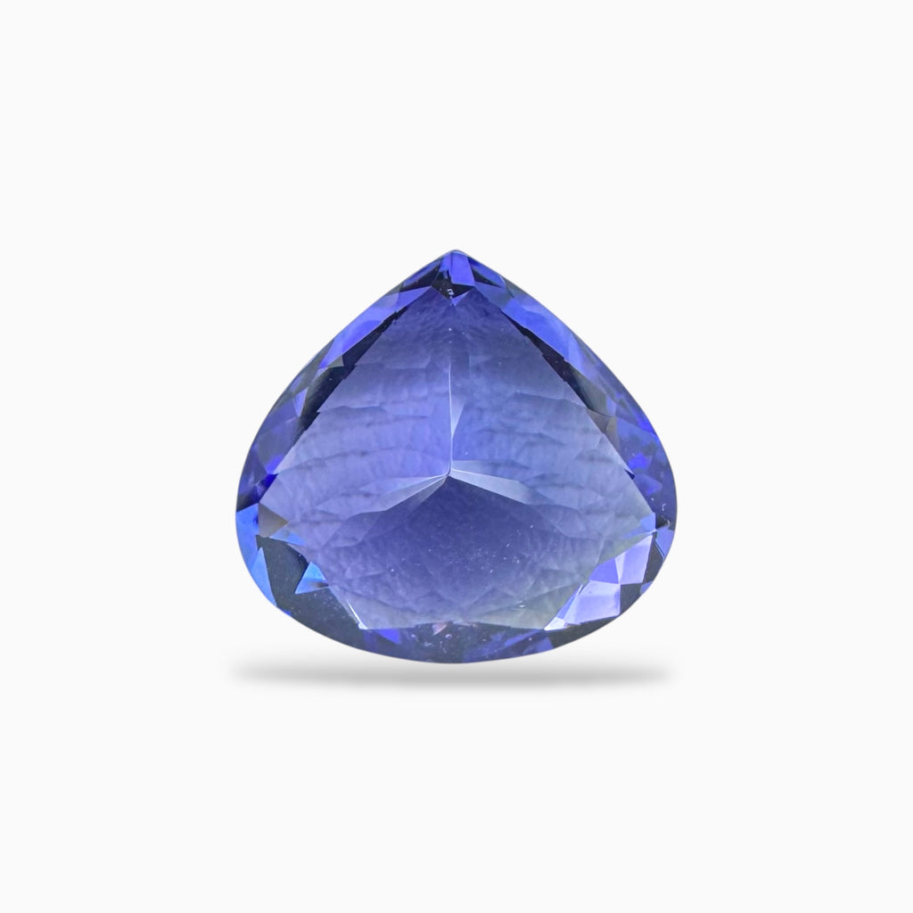 Tanzanite Heart Stone 4.64 Carats 10.8 X 11.6 mm
