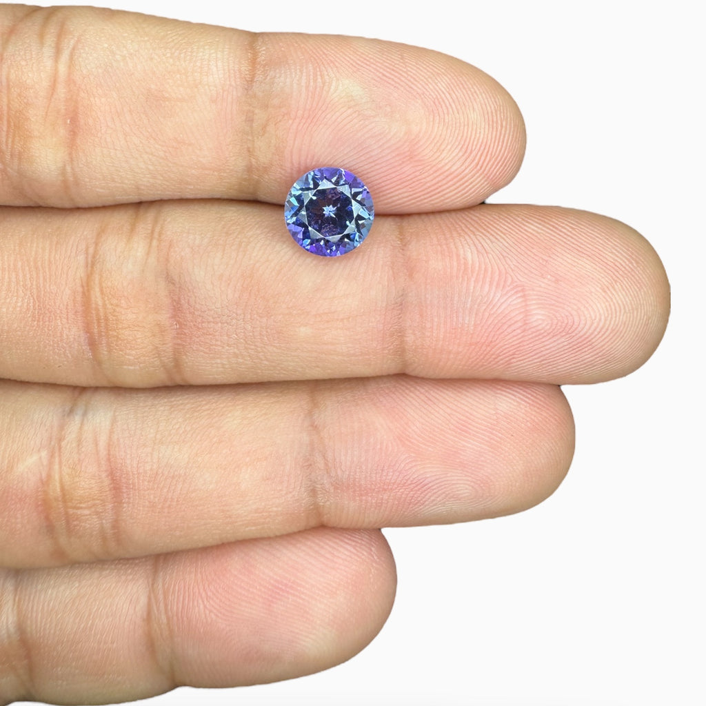 Tanzanite Round Stone 2.24 Carats 8 mm