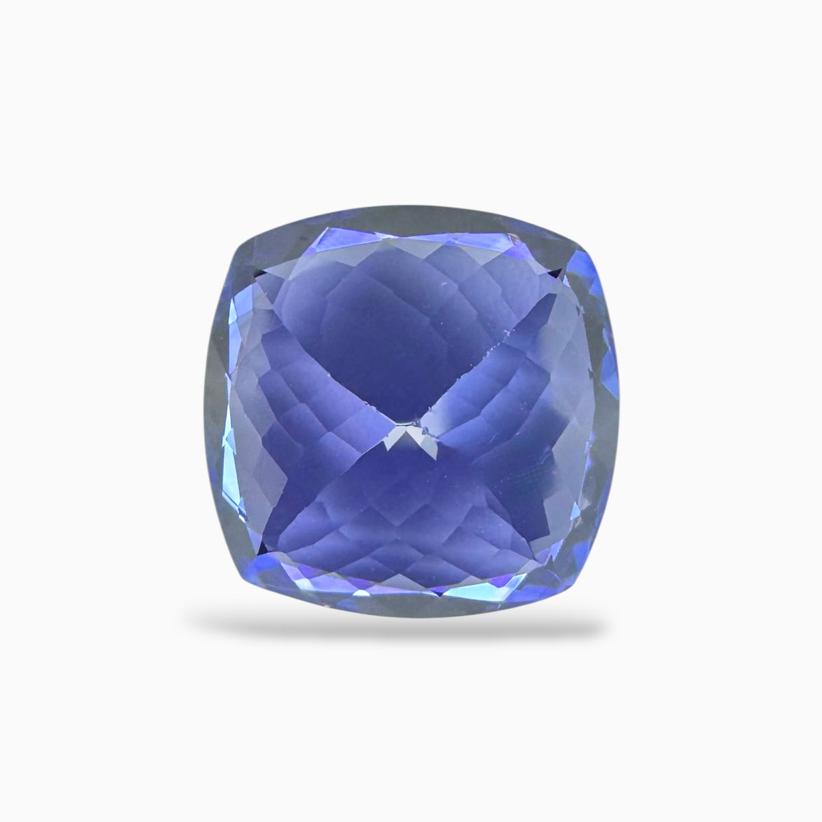 Tanzanite Square Cushion Cut Stone 7.72 Carats 11.7 X 11.7 mm