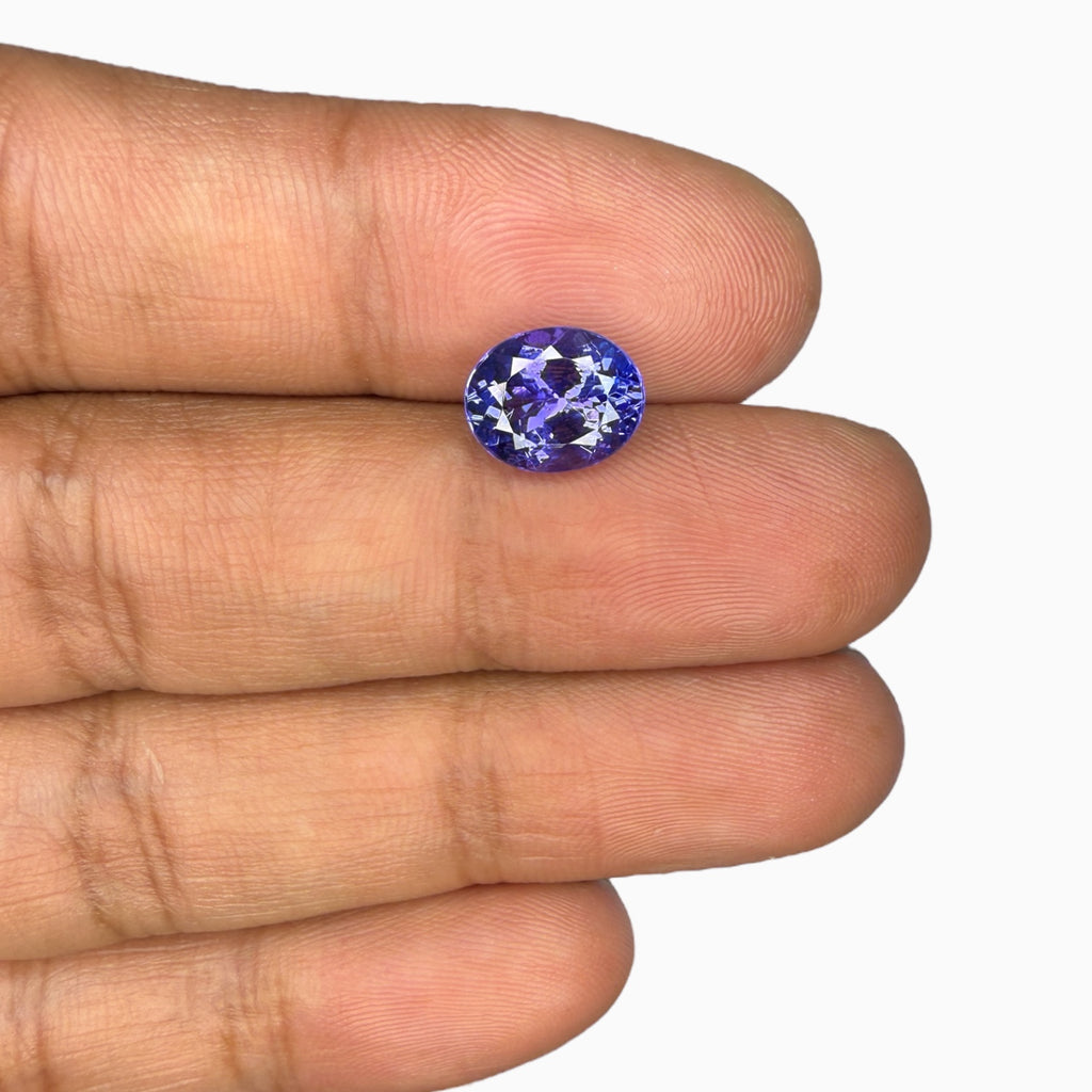 Tanzanite Stone Oval 10x8 mm 2.75 Carats From Tanzania