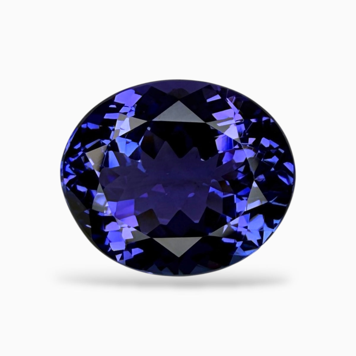 Tanzanite Stone Oval Cut 5.12 Carats 12x10 mm From Tanzania
