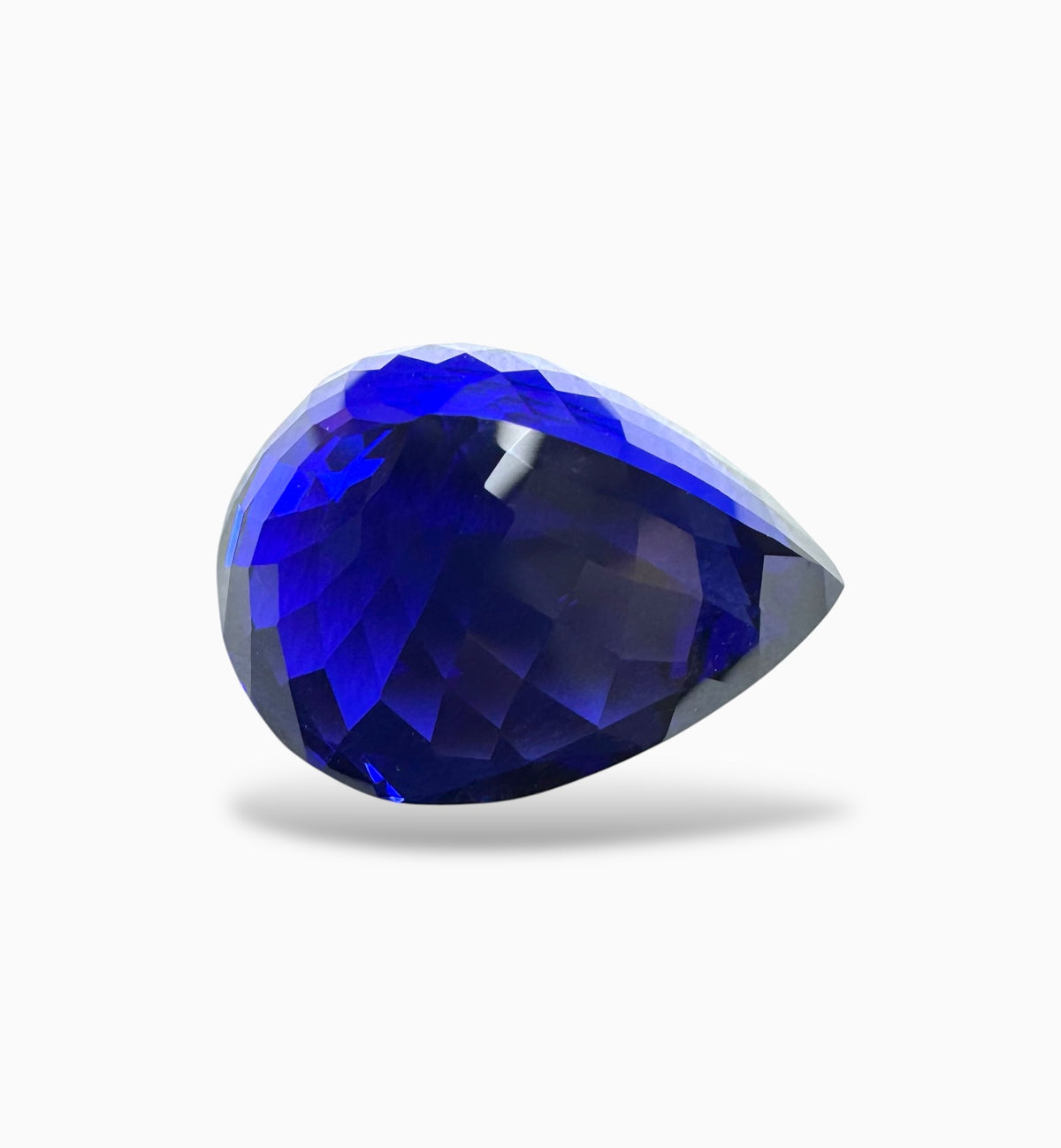 Tanzanite Stone Pear Cut 22.10 Carats 19.5 X 15.7 mm