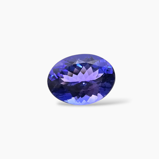Tanzanite Stone in Natural from Tanzania in 5.78 Carats with 13 by 10 MM