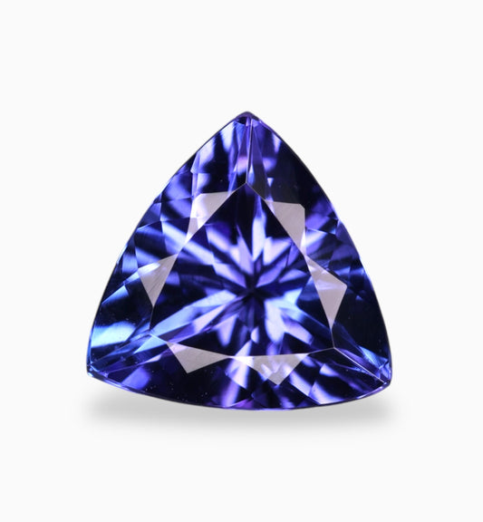 Natural Tanzanite Stone in Trilliant Shape 1.64 Carats Size 8x8mm