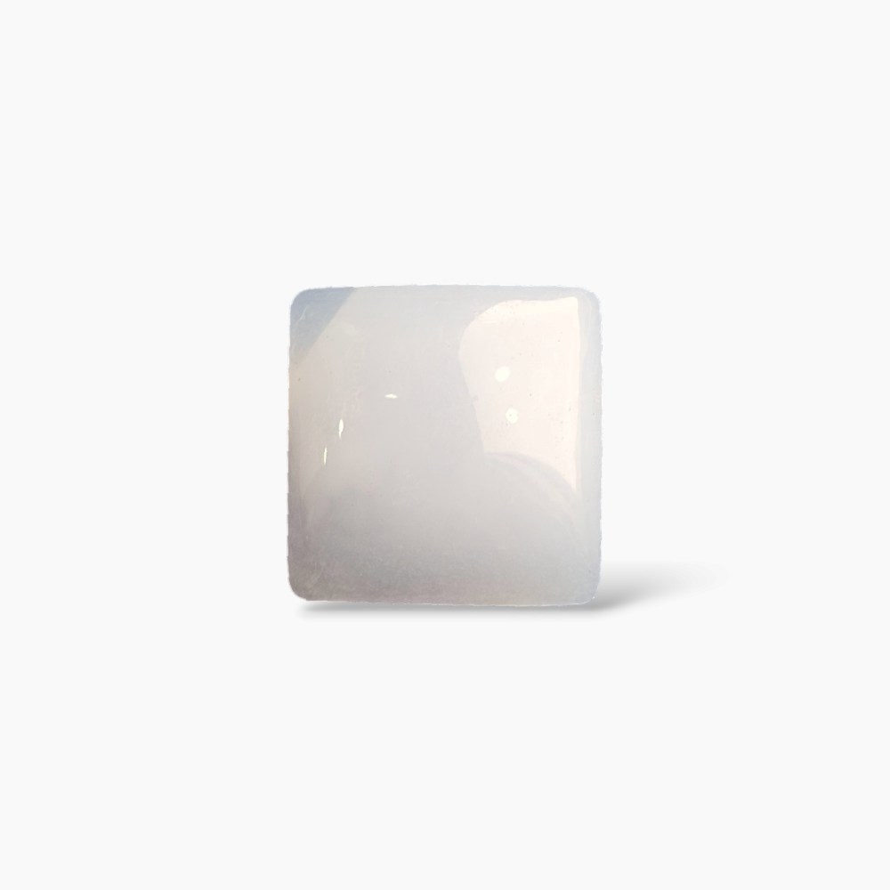 Chalcedony Stone Square Cut in 46 Carats with 24 mm in Size for Sale