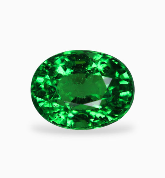 Tsavorite Oval Cut 0.80 Carats , 6x4.5mm