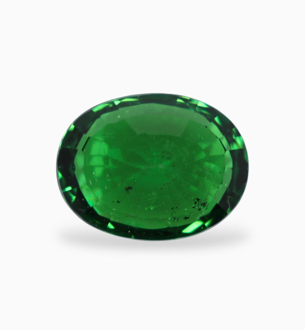 Tsavorite Oval Cut 0.80 Carats , 6x4.5mm