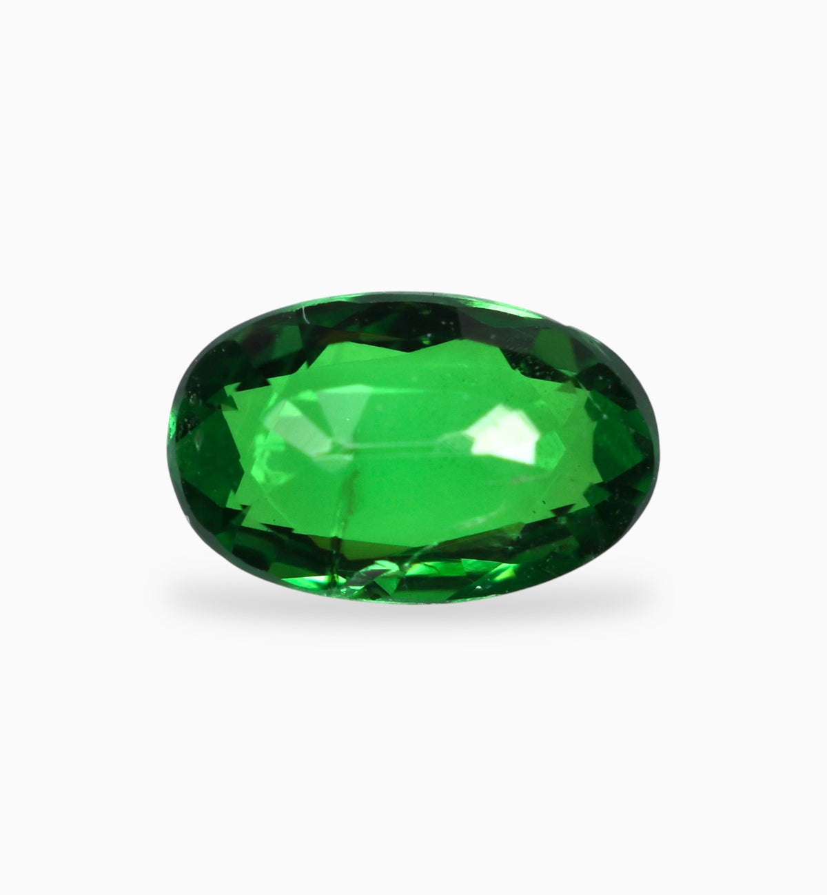 Tsavorite Stone 0.47 Carats Oval Cut  6x3.8mm
