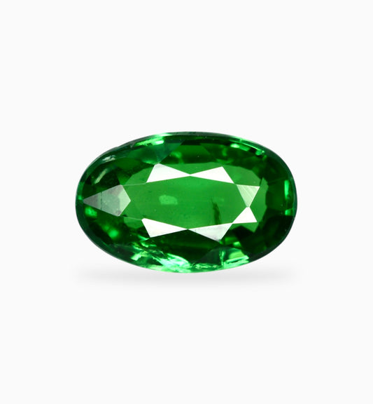 Tsavorite Stone 0.47 Carats Oval Cut  6x3.8mm