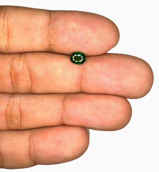 Tsavorite Stone 0.51 Carats Oval Cut 6x4.7 mm