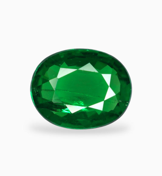 Tsavorite Stone 0.51 Carats Oval Cut 6x4.7 mm