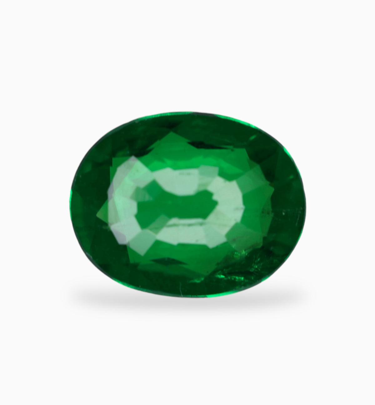 Tsavorite Stone 0.51 Carats Oval Cut 6x4.7 mm