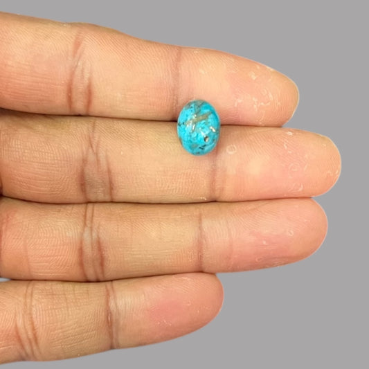 Turquaz Stone 4.06 Carats 11.8 x 9 x 5.5 mm in Oval