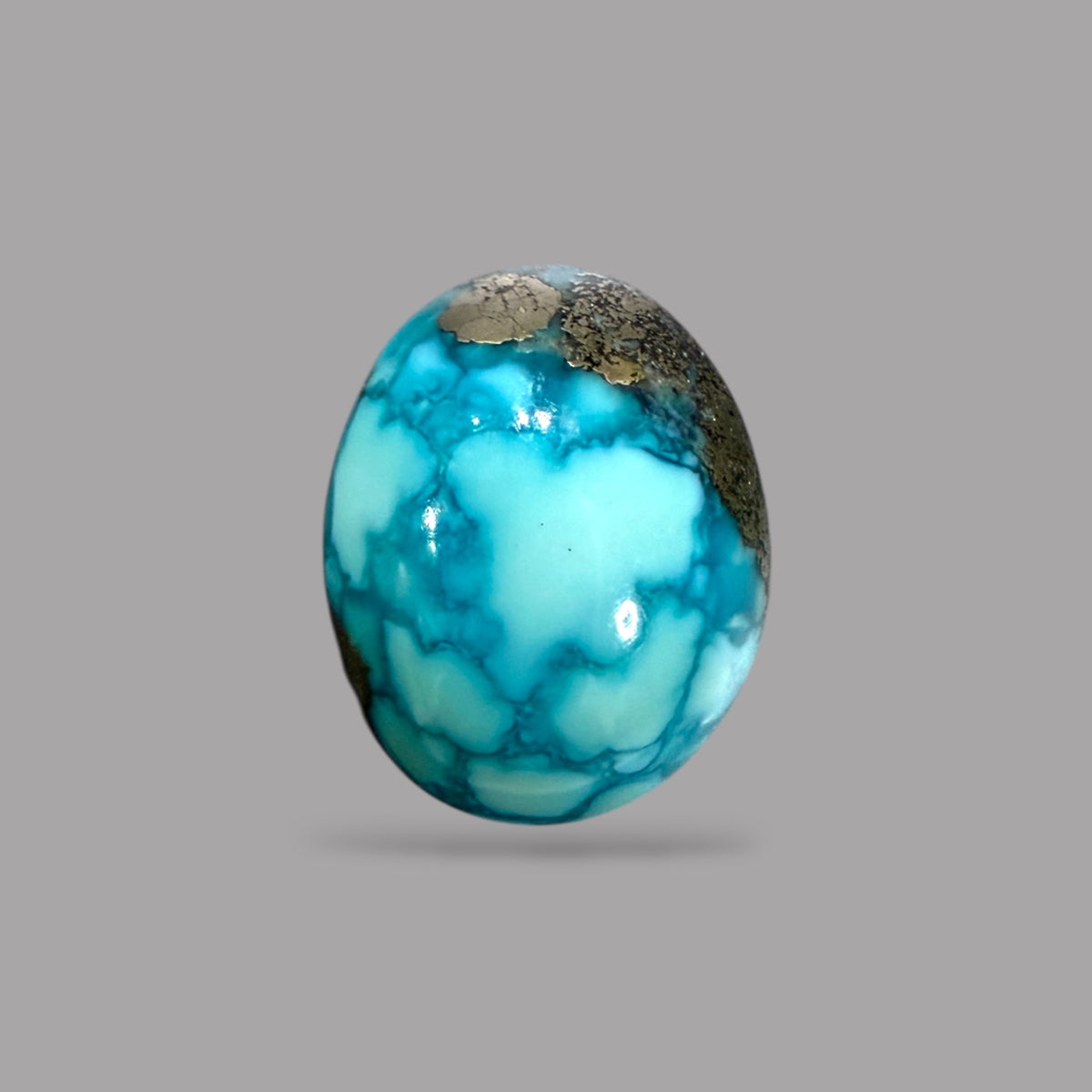 Turquoise 5.14 Carats Oval Cabochon From Iran