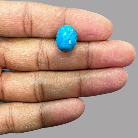 Turquoise Beads For Sale 6.87 Carats 14.1 x 11.2 x 5.8 mm in Oval 